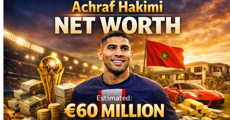 Achraf Hakimi Net Worth
