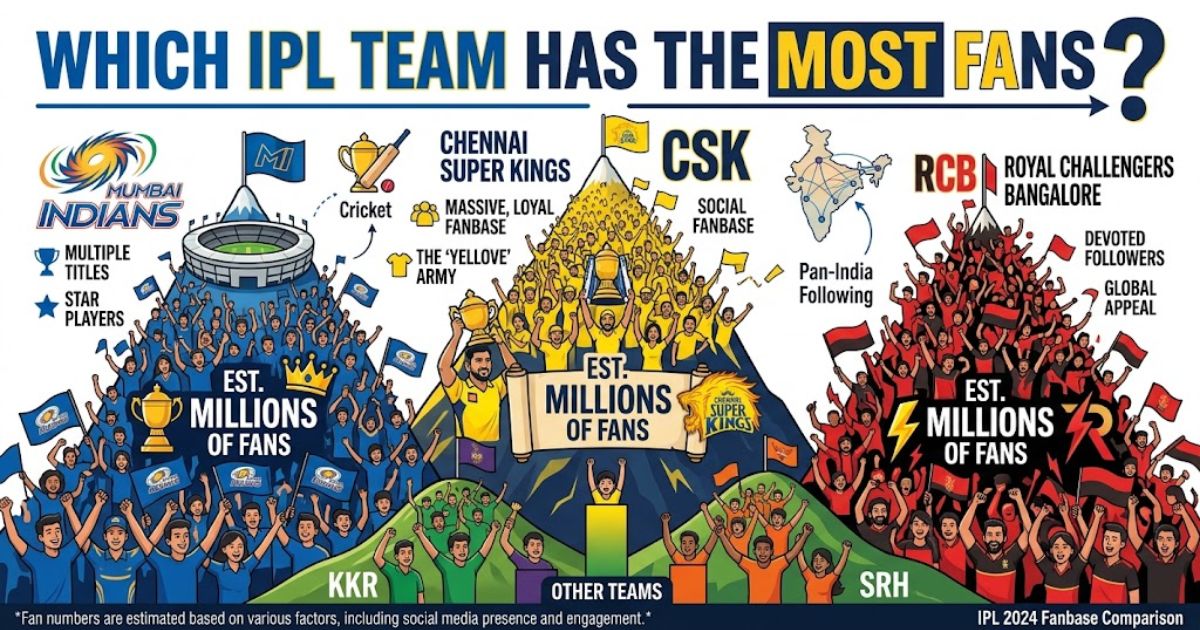 which IPL Team Has Most Fans